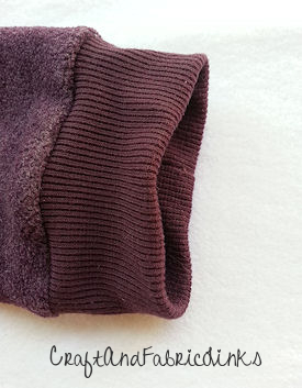 how to attach ribbing to a sleeve