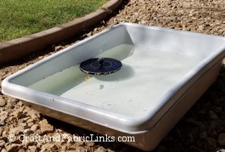 diy bird bath