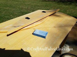 clean wood furniture for painting