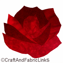 rose applique pattern