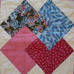 card trick quilt block