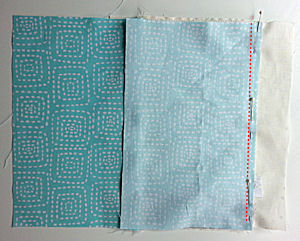 stitch purse front panels