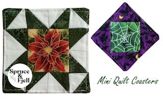 mini quilt coasters